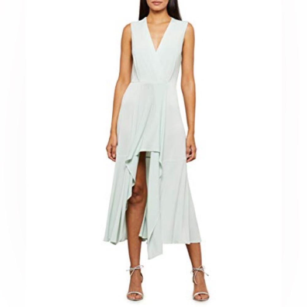 NWT BCBGMAXAZRIA Womens V Neck Maxi Dress